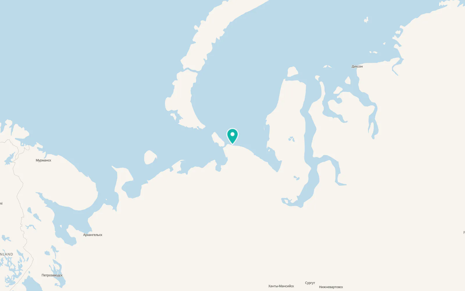 Map of Amderma