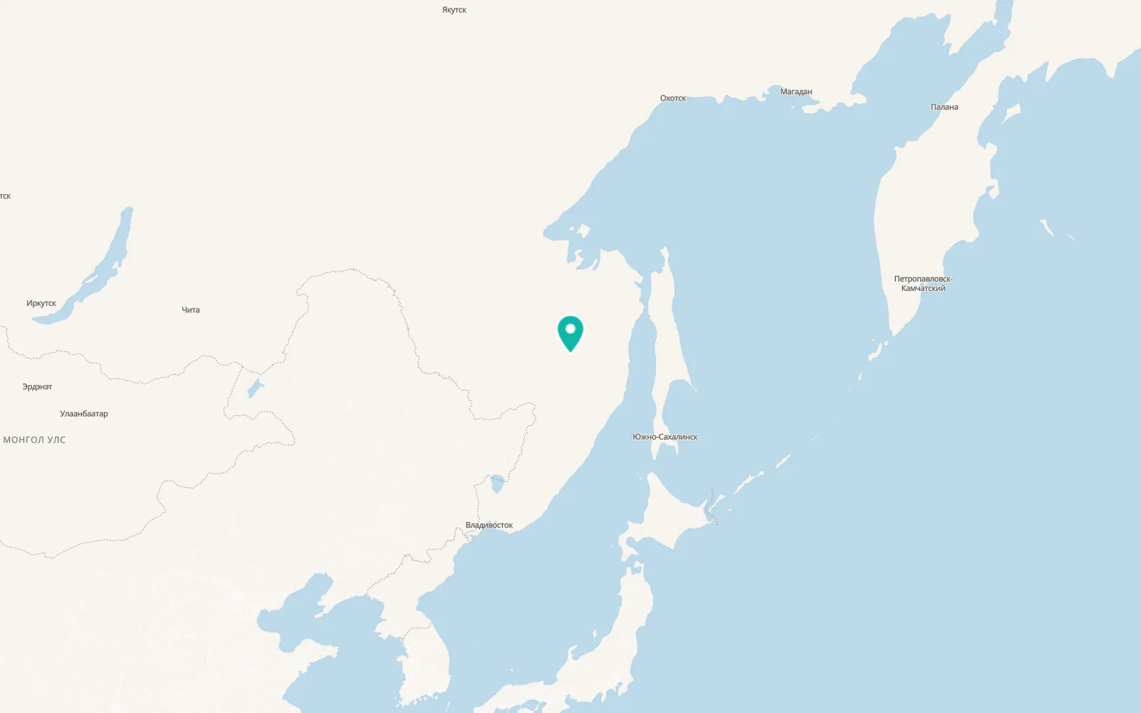 Map of Amursk