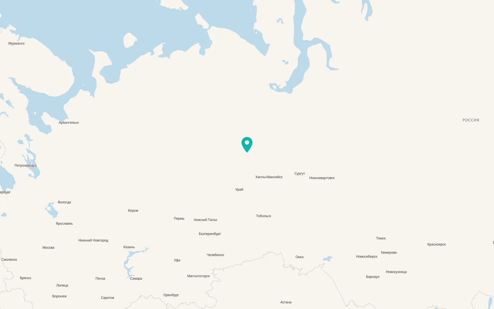 Map of Andra