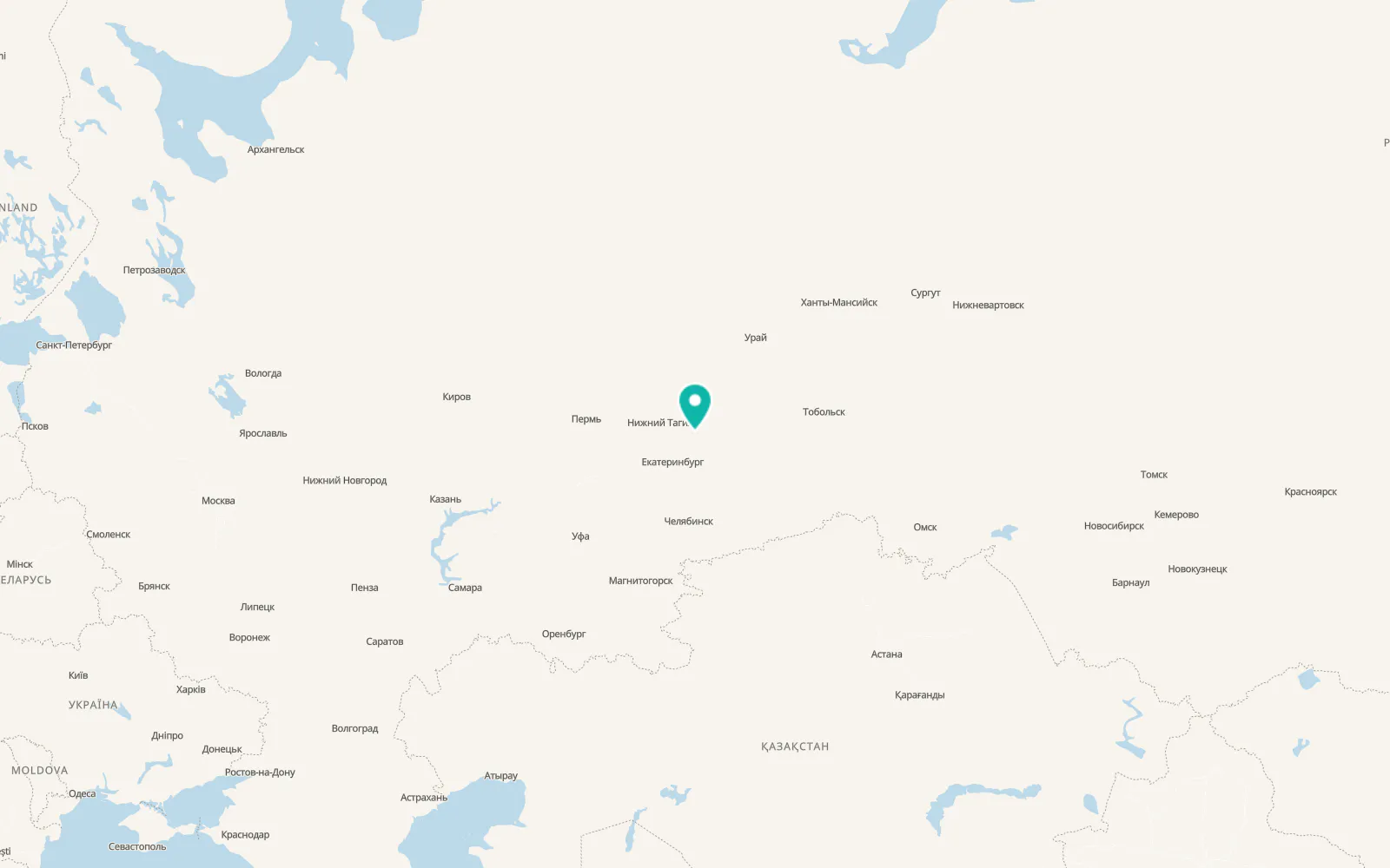 Map of Aramashevo