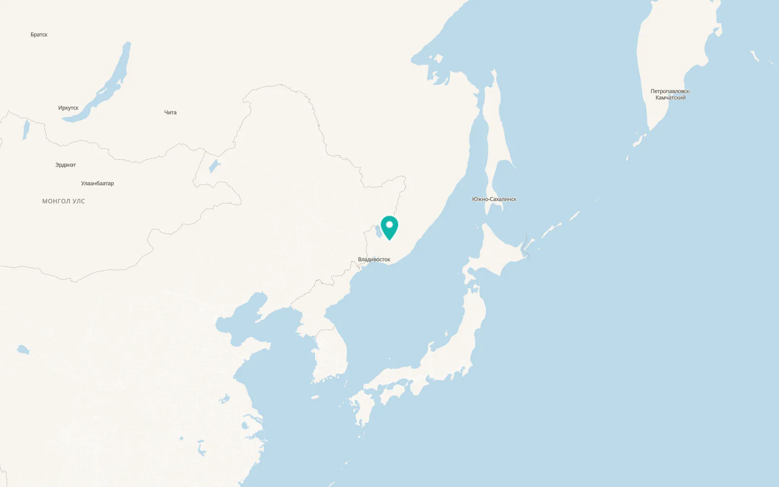 Map of Arsen’yev