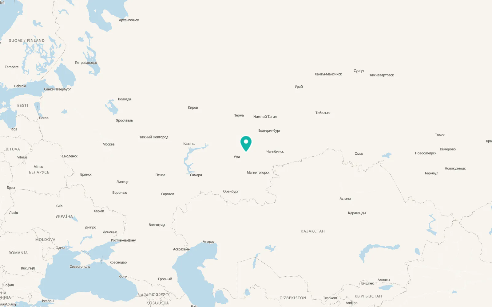 Map of Asha