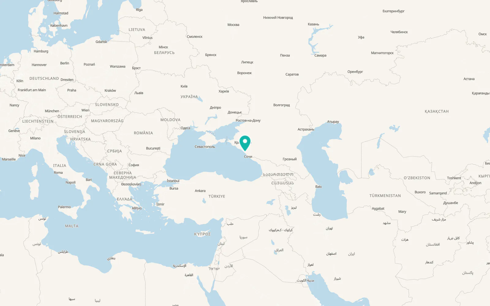 Map of Ashe