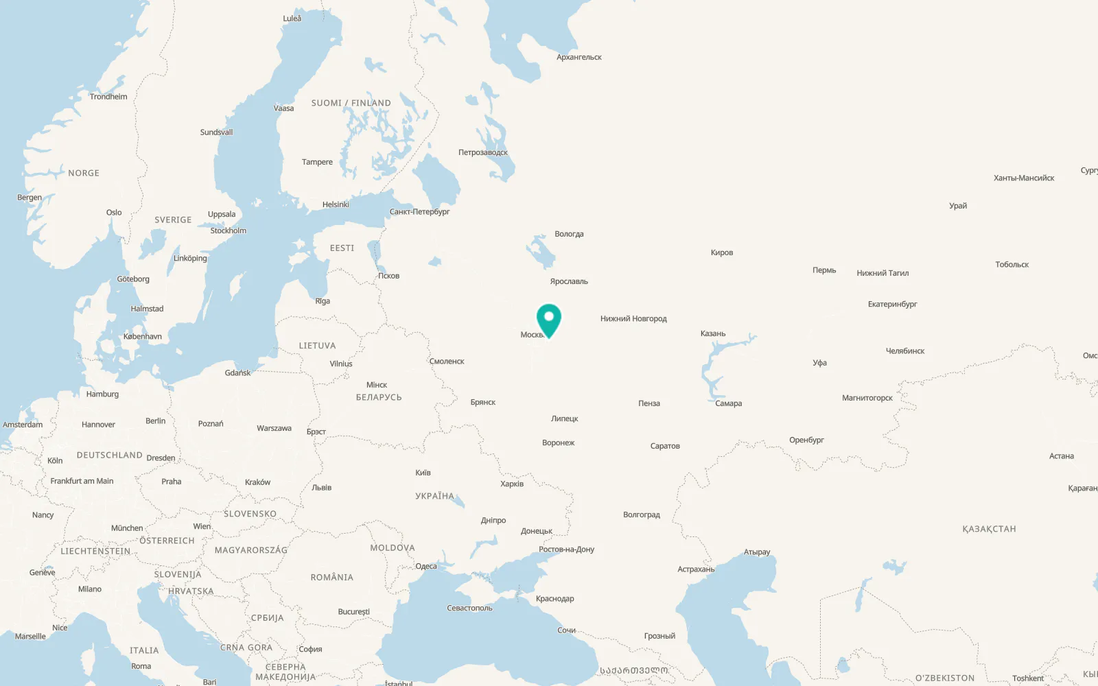 Map of Ashitkovo