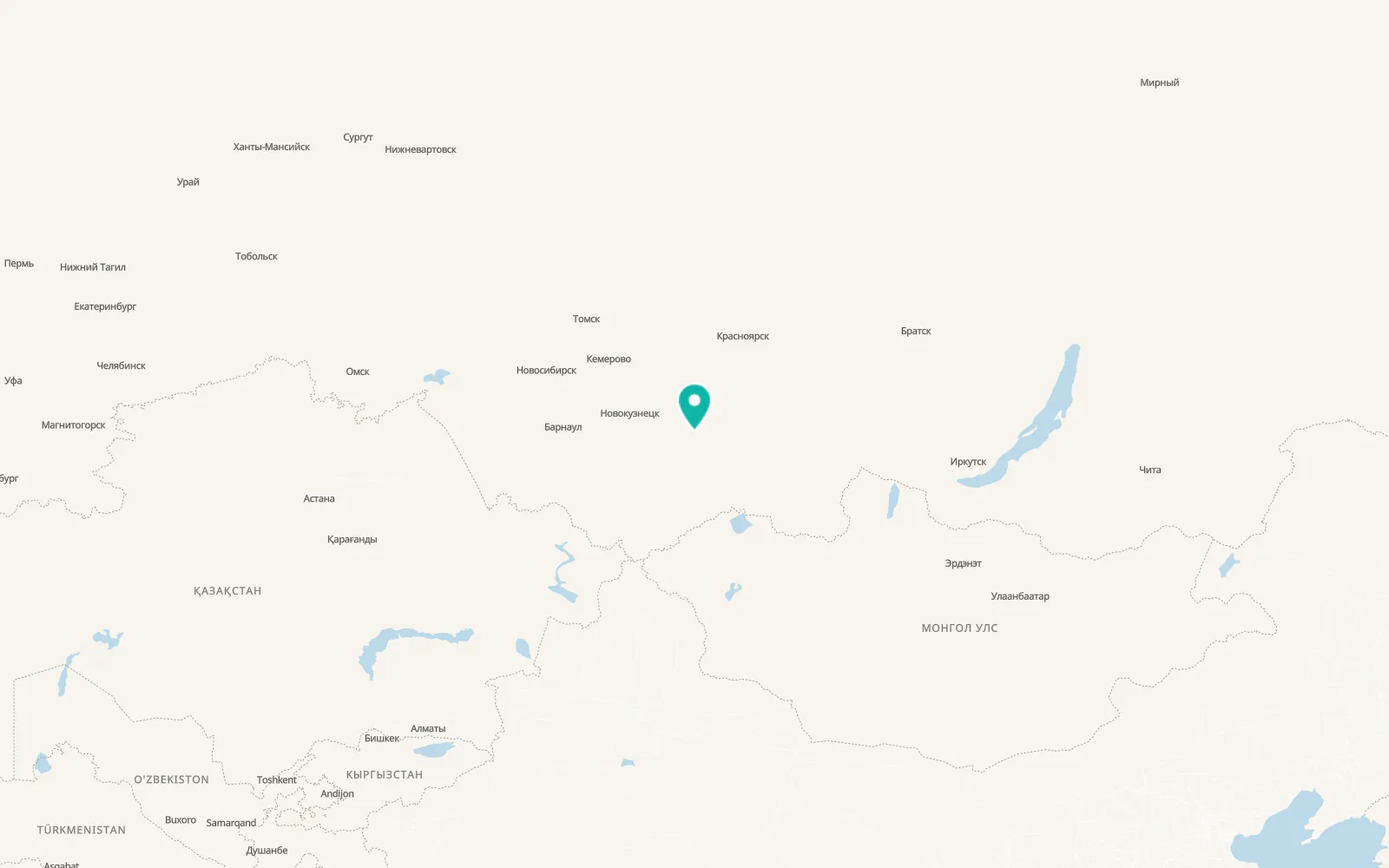 Map of Askiz