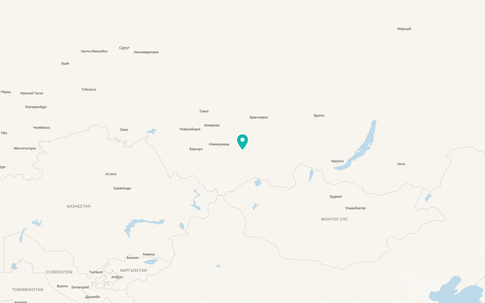 Map of Askiz