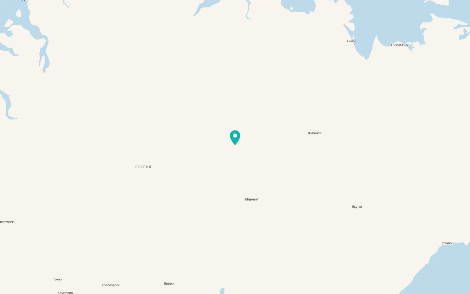 Map of Aykhal