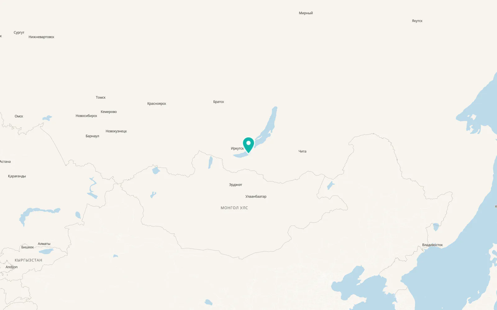 Map of Babushkin