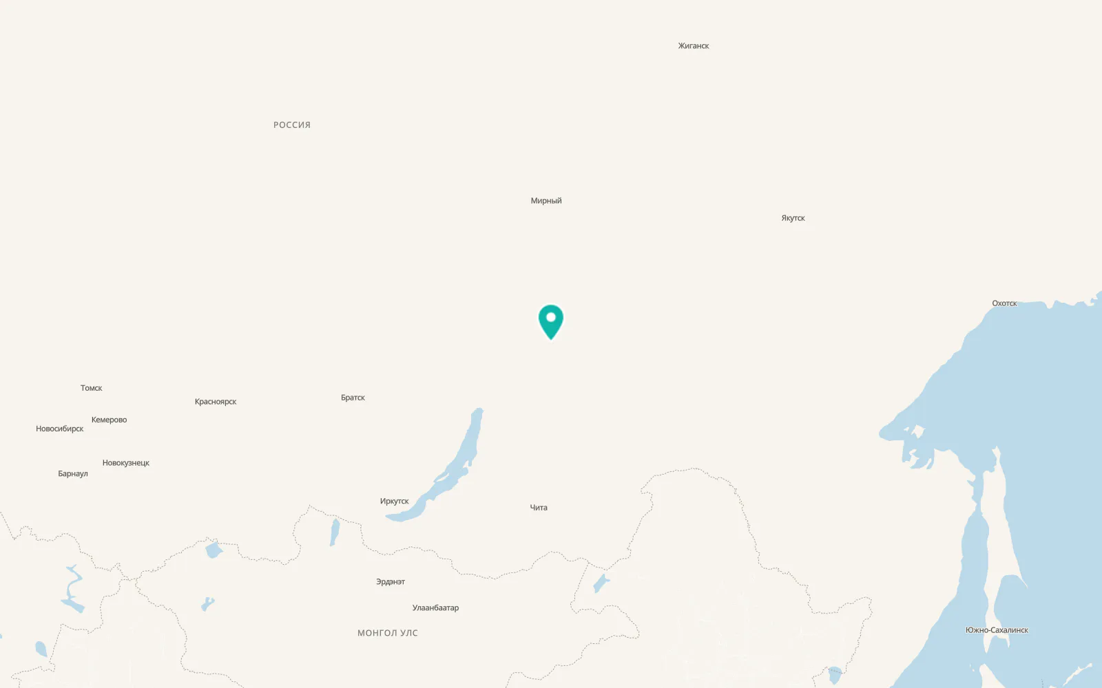 Map of Balakhninskiy