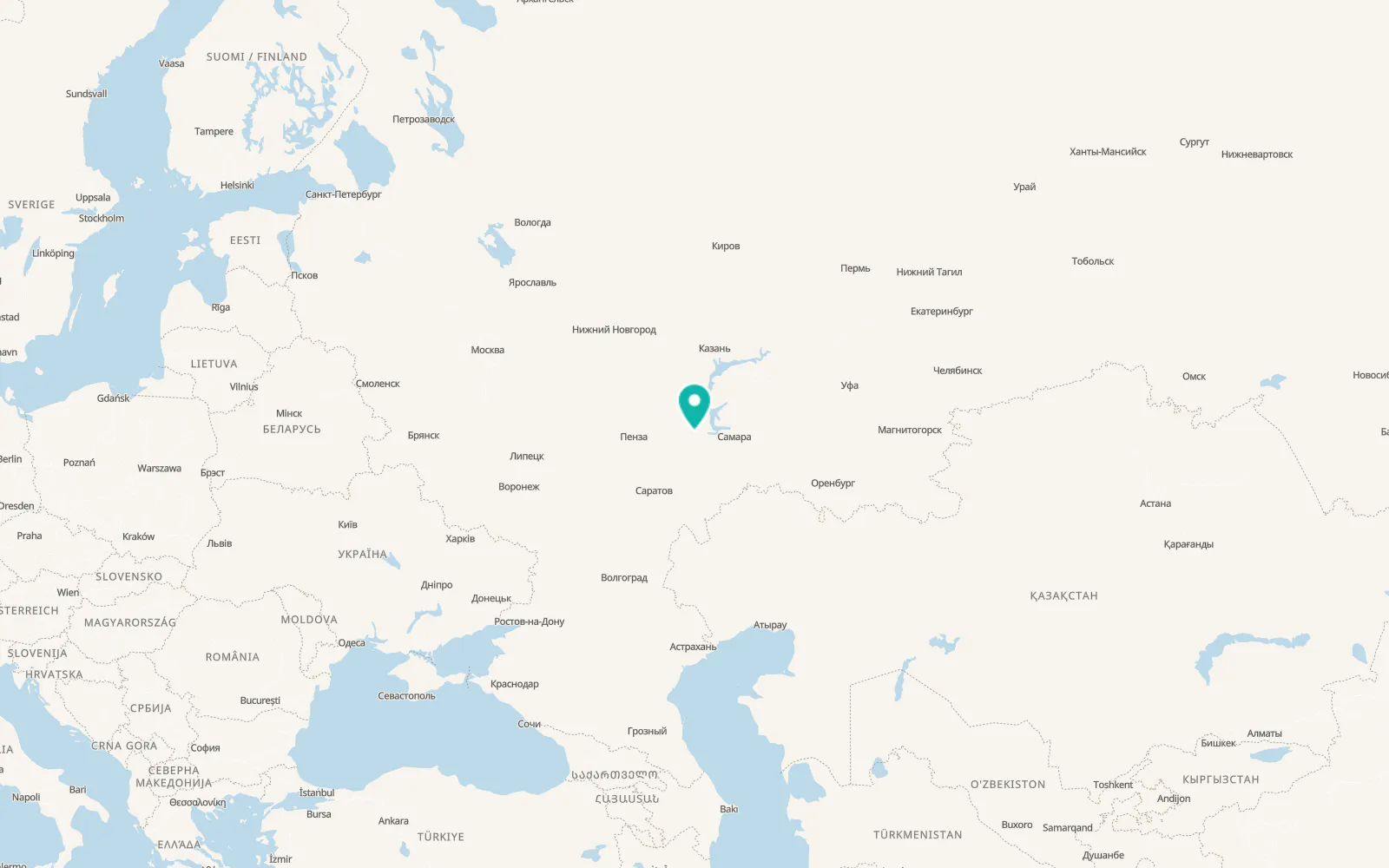 Map of Balasheyka