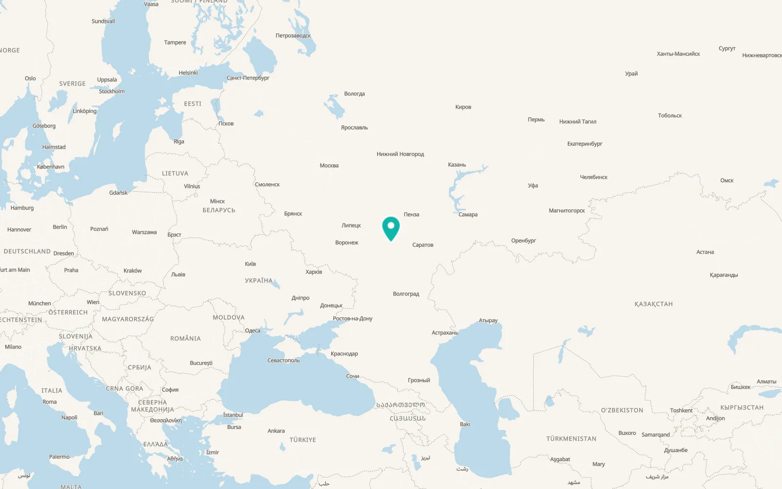 Map of Balashov