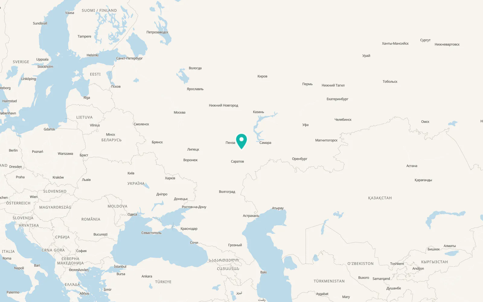Map of Baltay