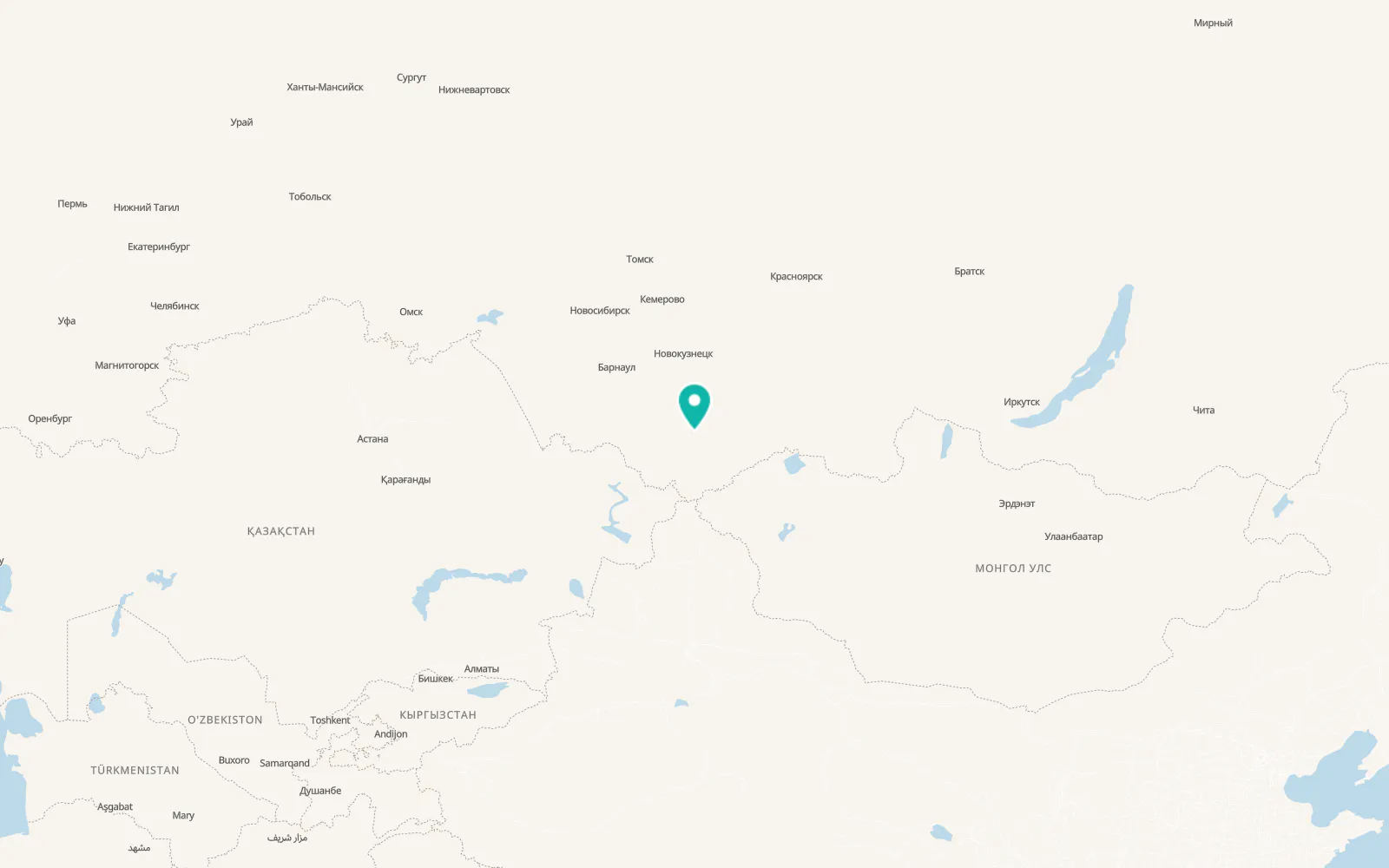 Map of Balykcha