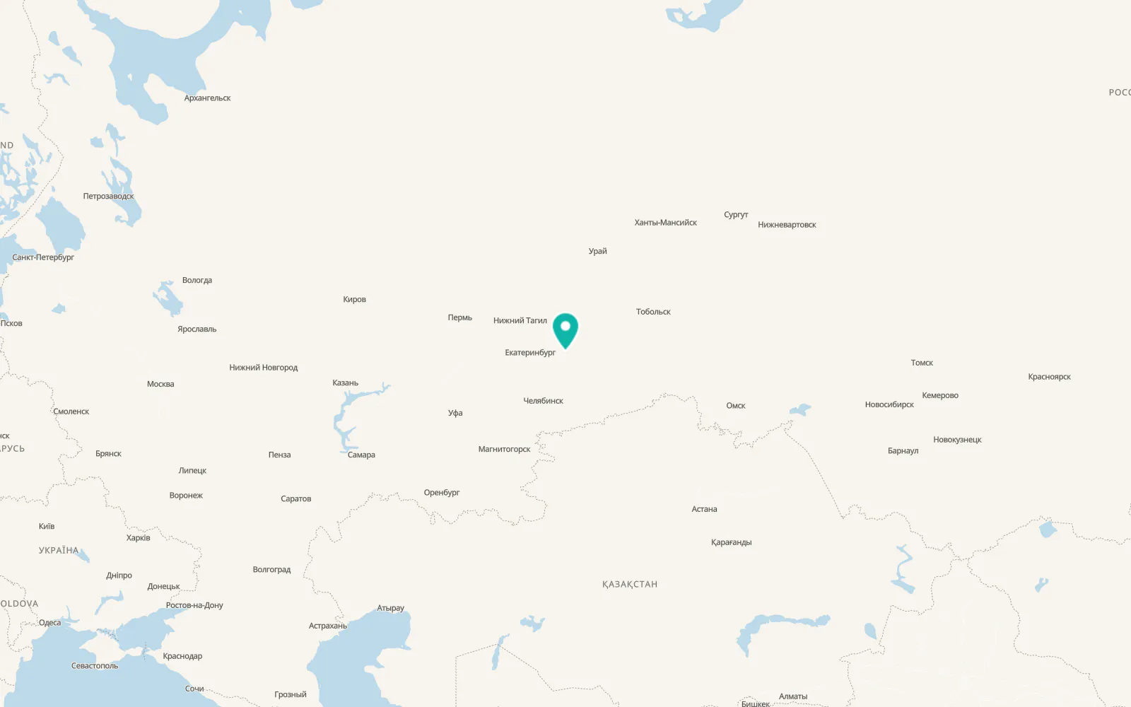 Map of Barannikova
