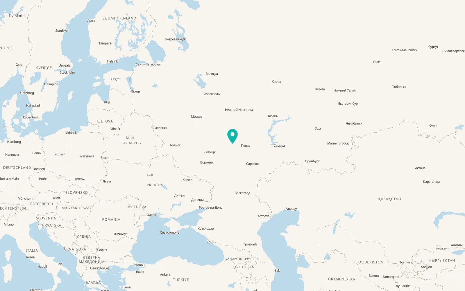 Map of Bashmakovo