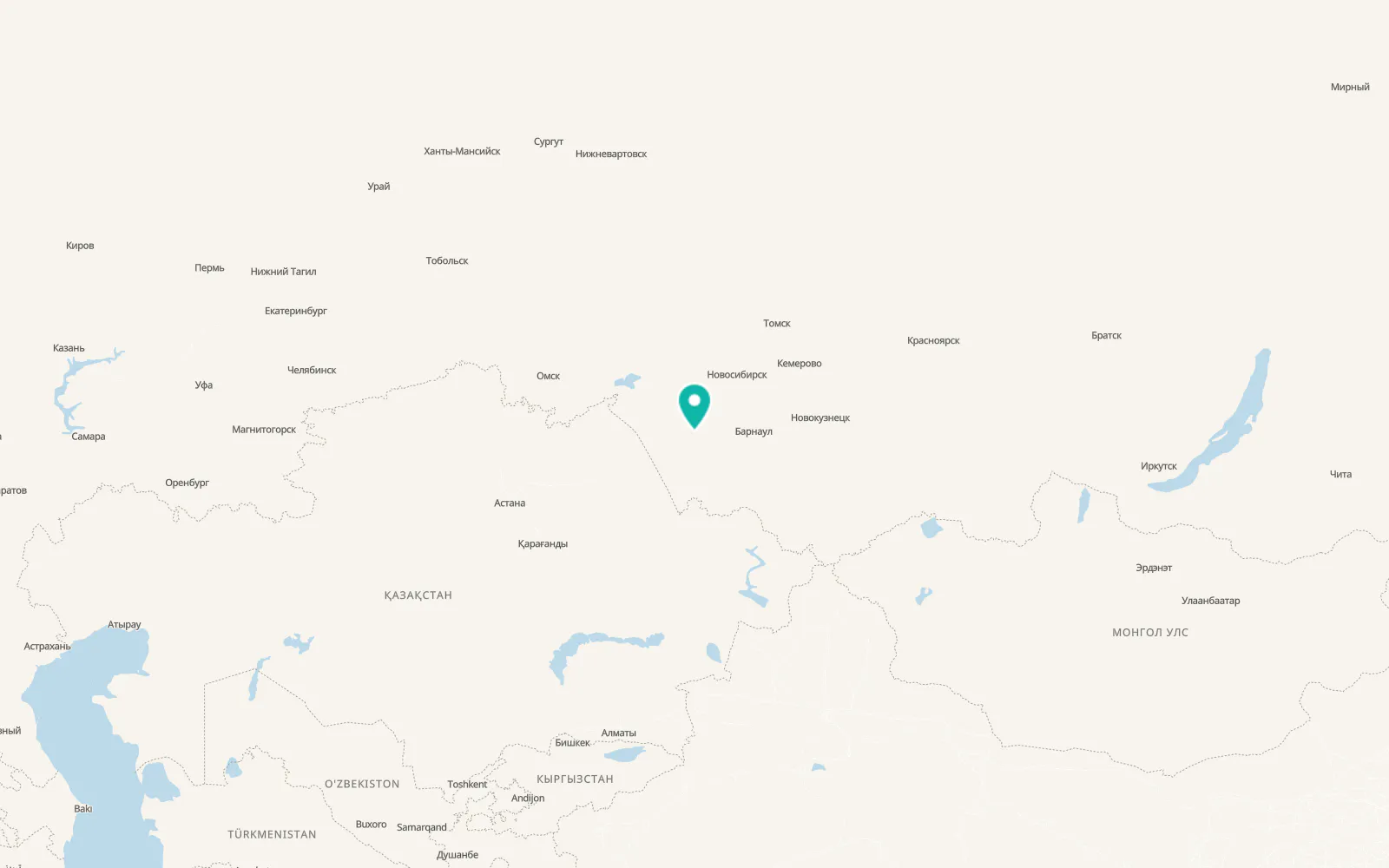 Map of Bayevo