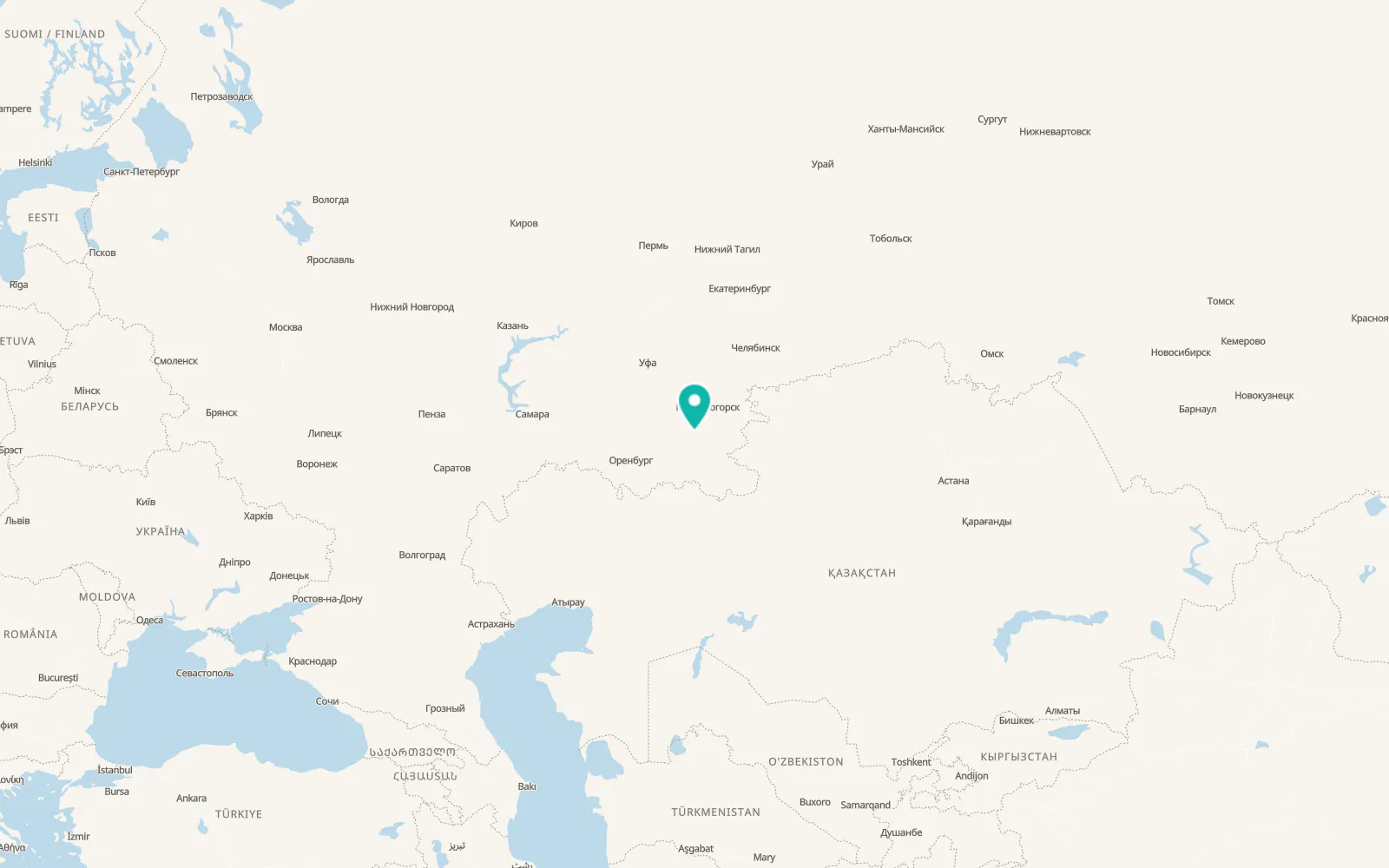 Map of Baymak