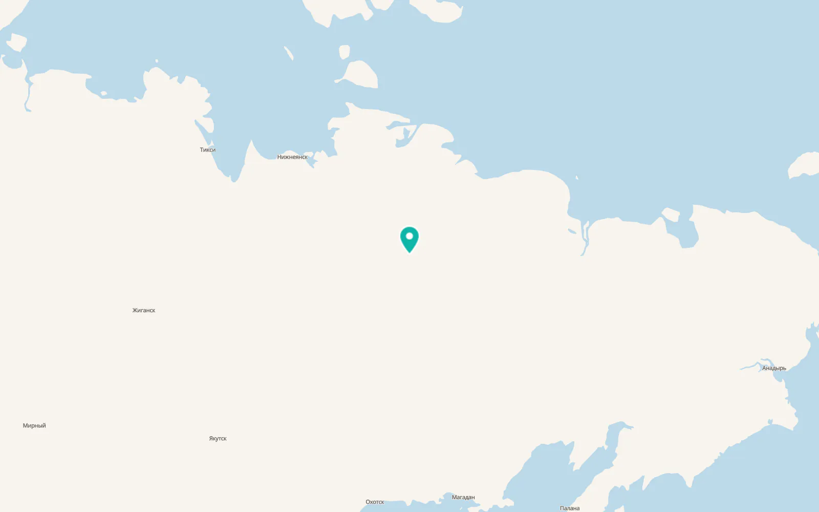 Map of Belaya Gora