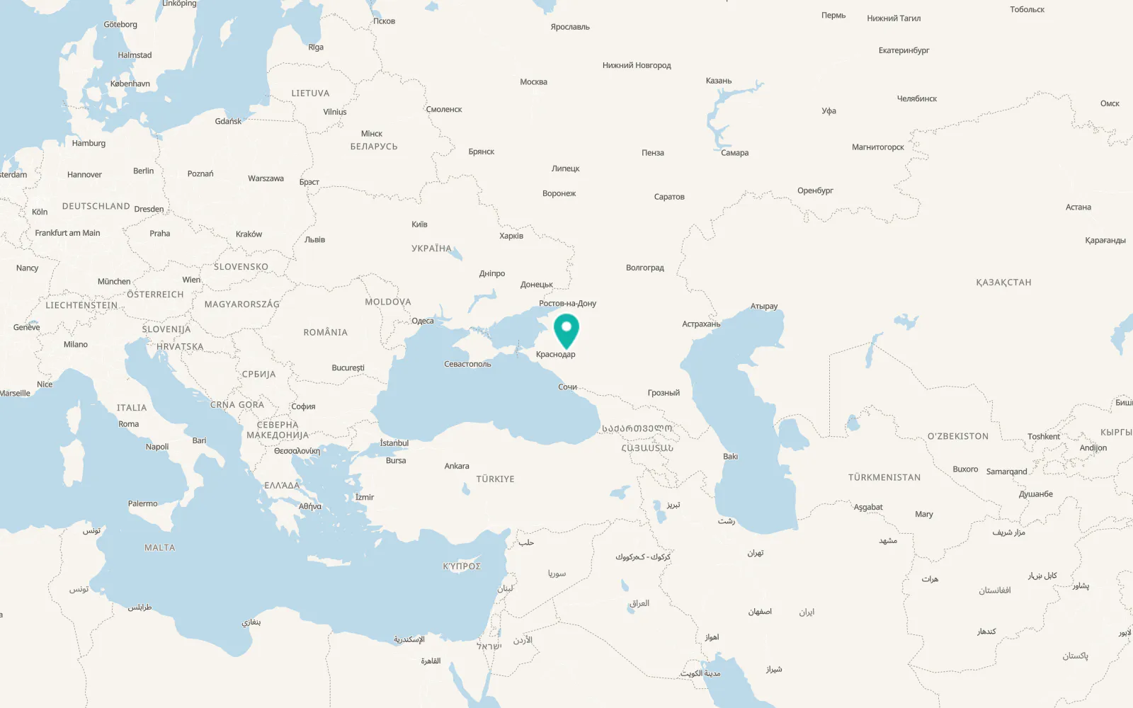 Map of Beloye