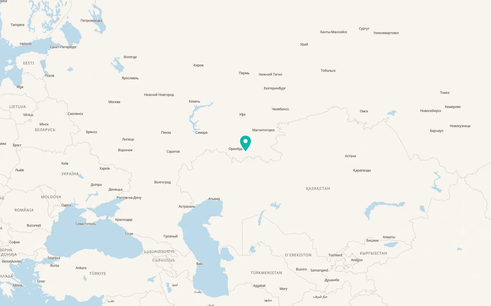 Map of Belyayevka