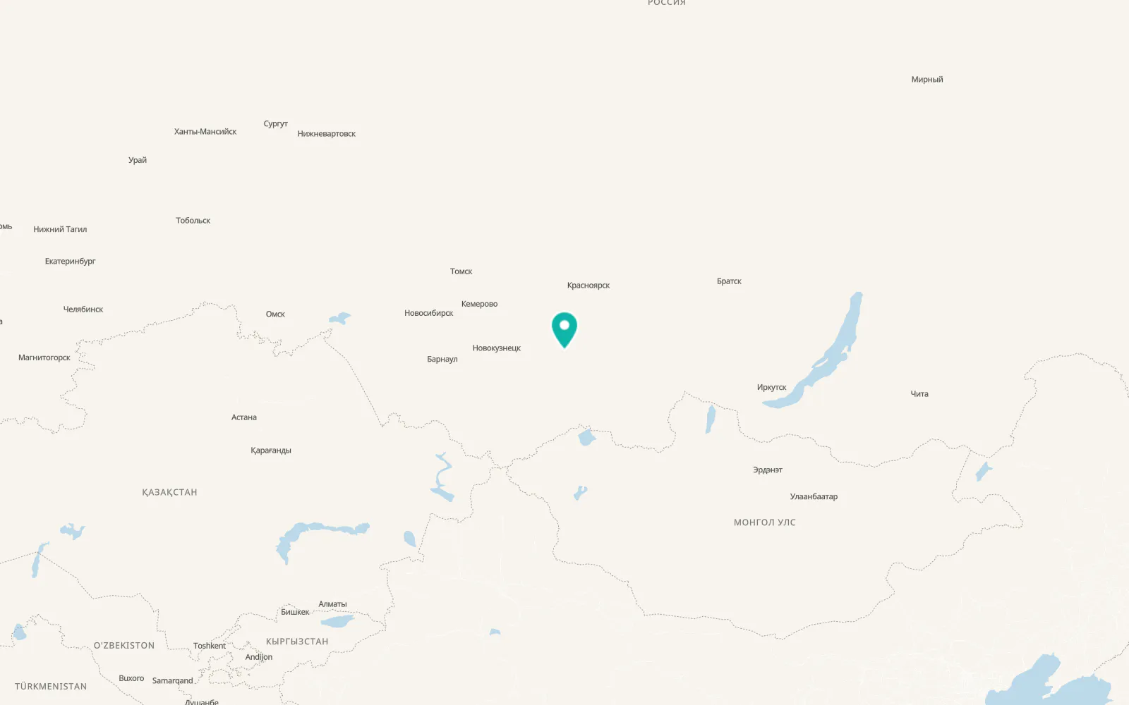 Map of Belyy Yar