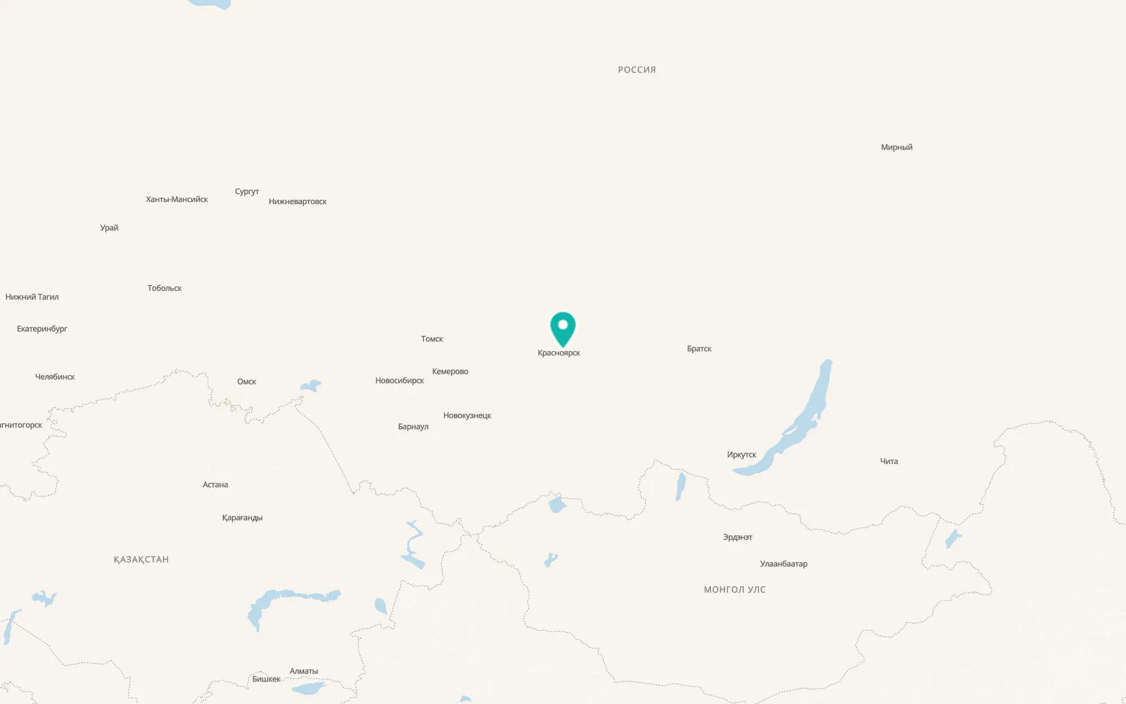 Map of Berëzovka