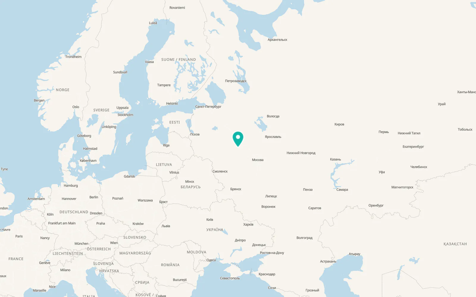 Map of Bernovo