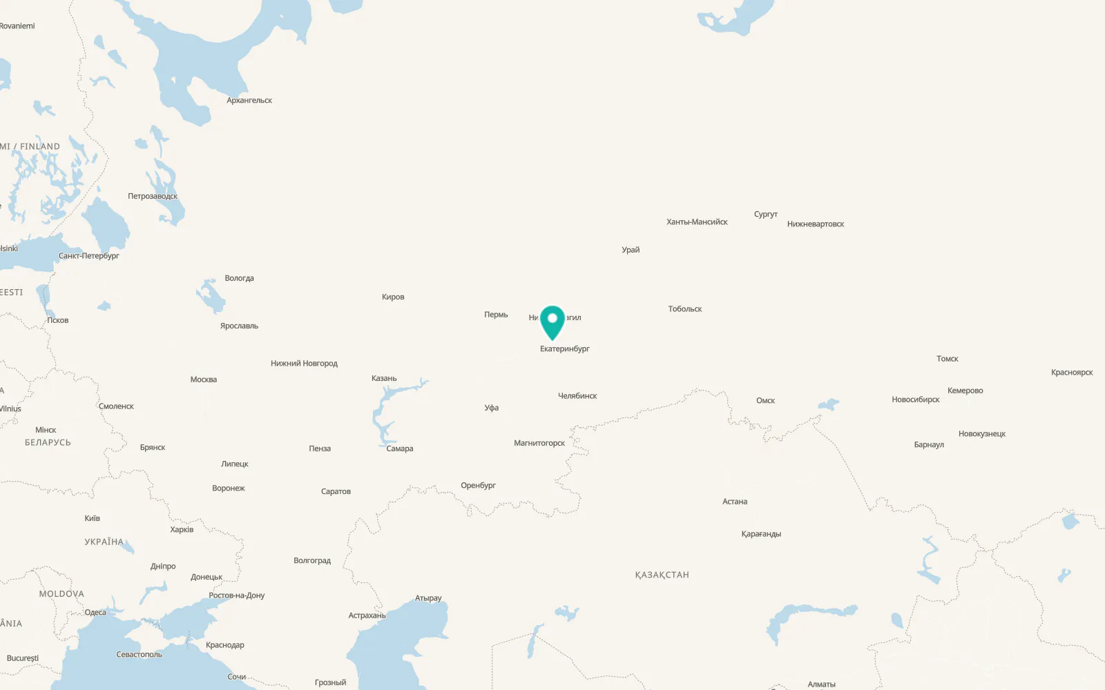 Map of Bilimbay