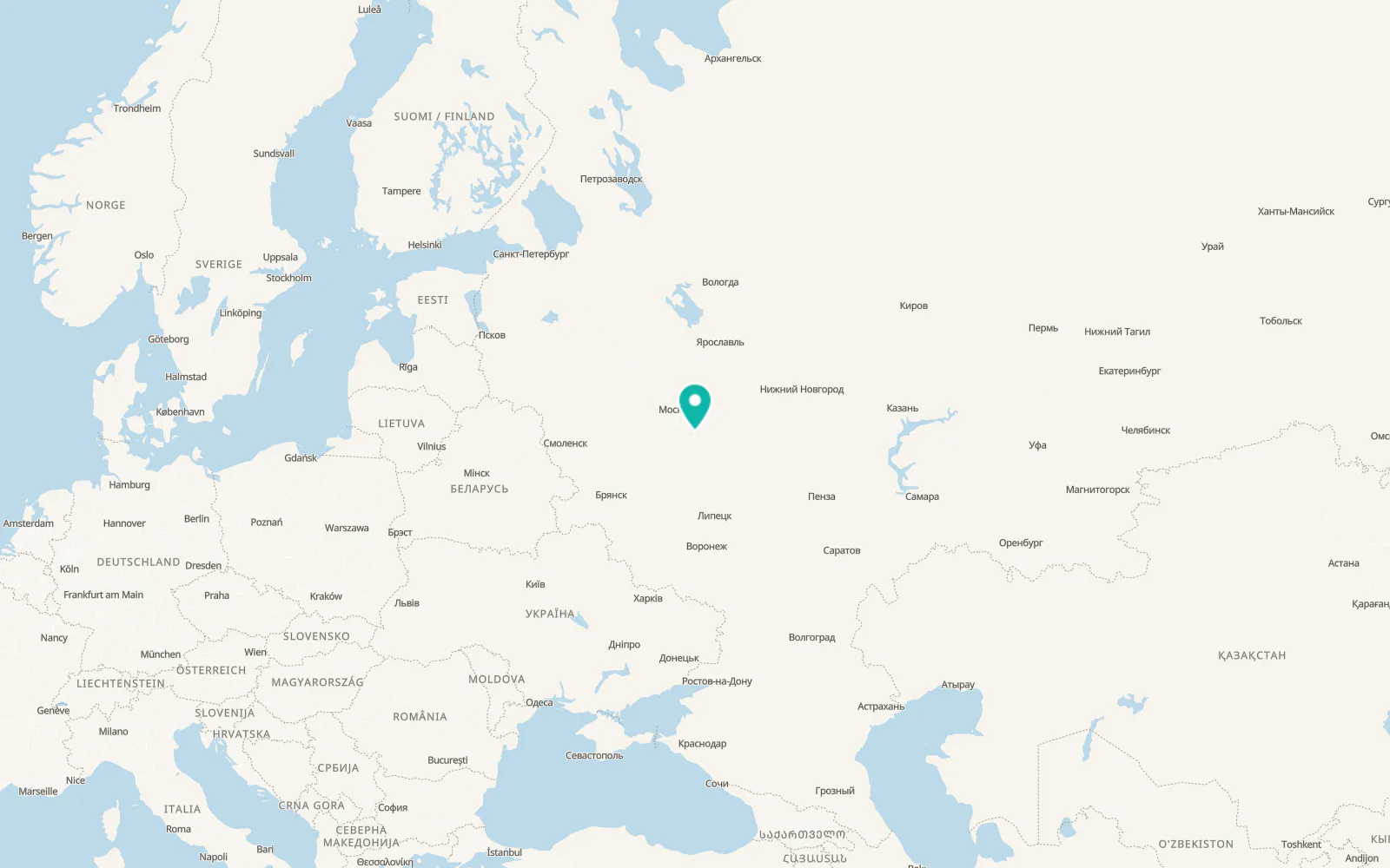 Map of Biorki