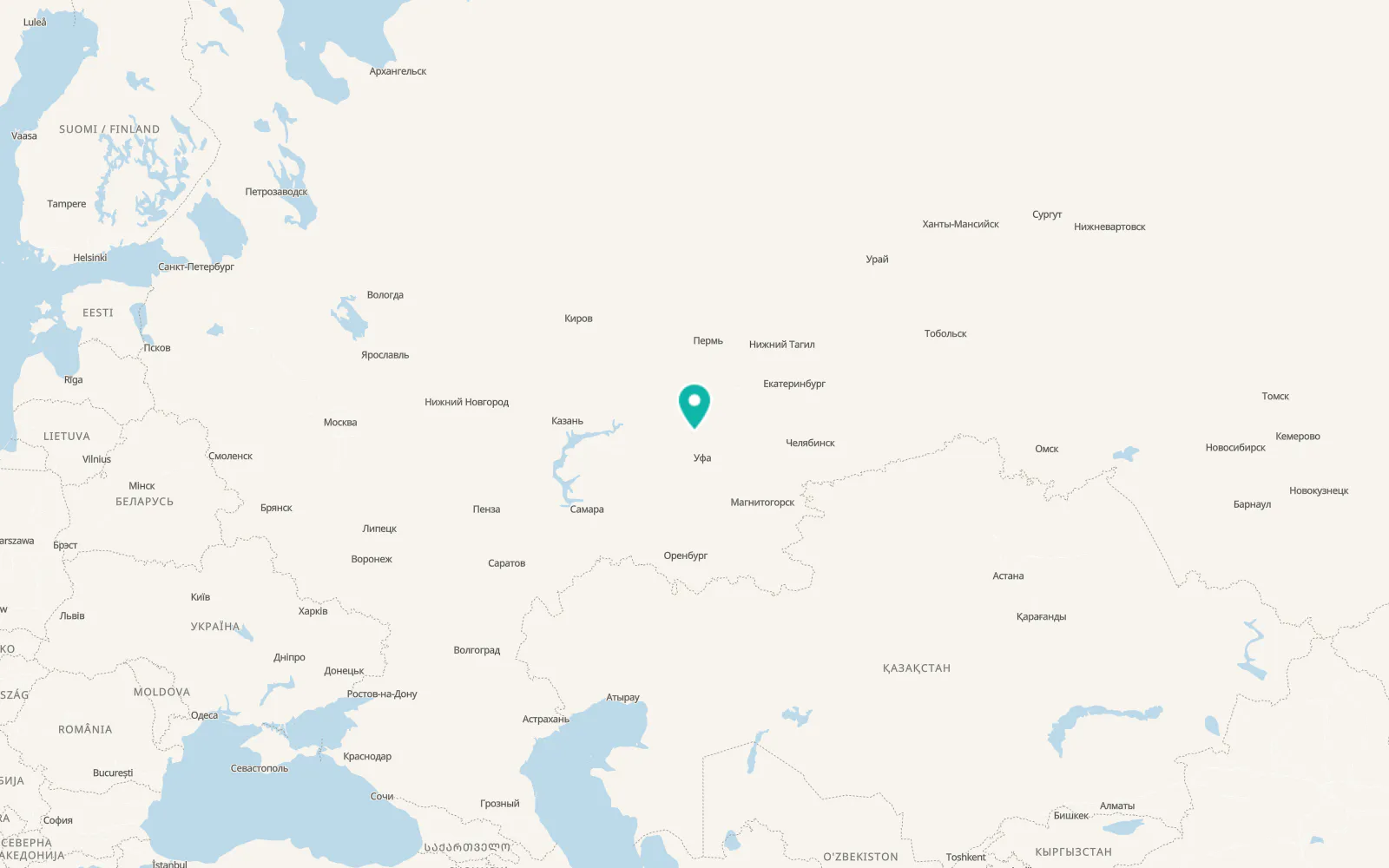 Map of Birsk