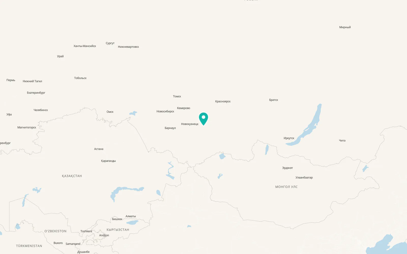 Map of Biskamzha