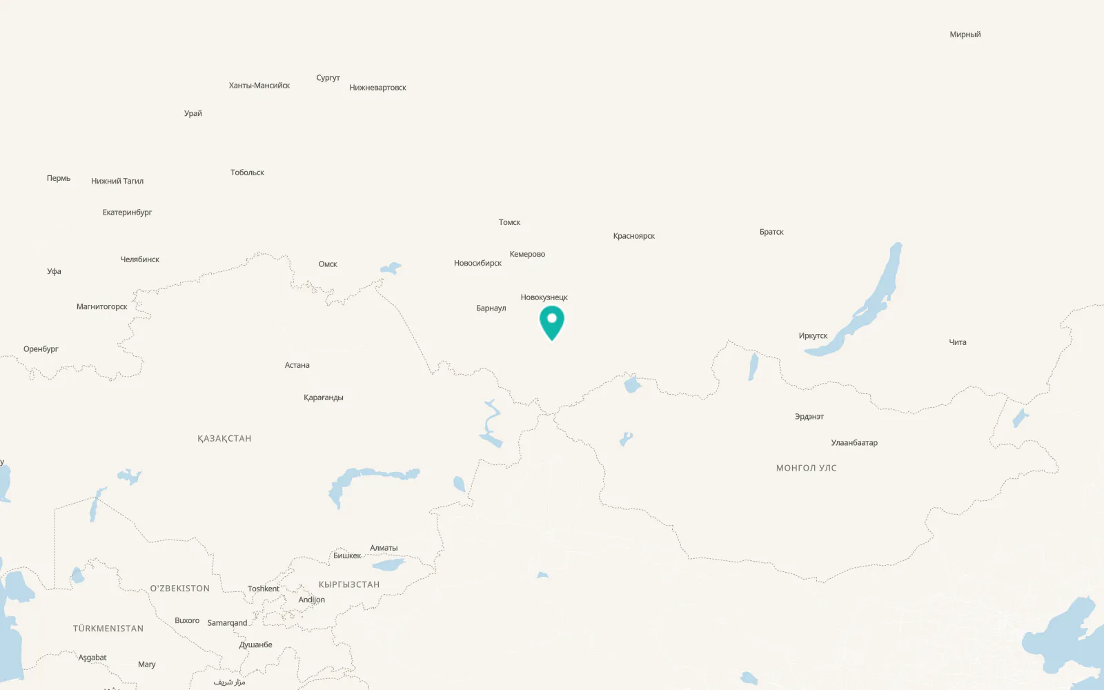 Map of Biyka