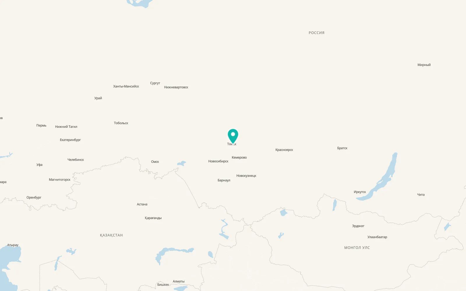 Map of Bogashevo