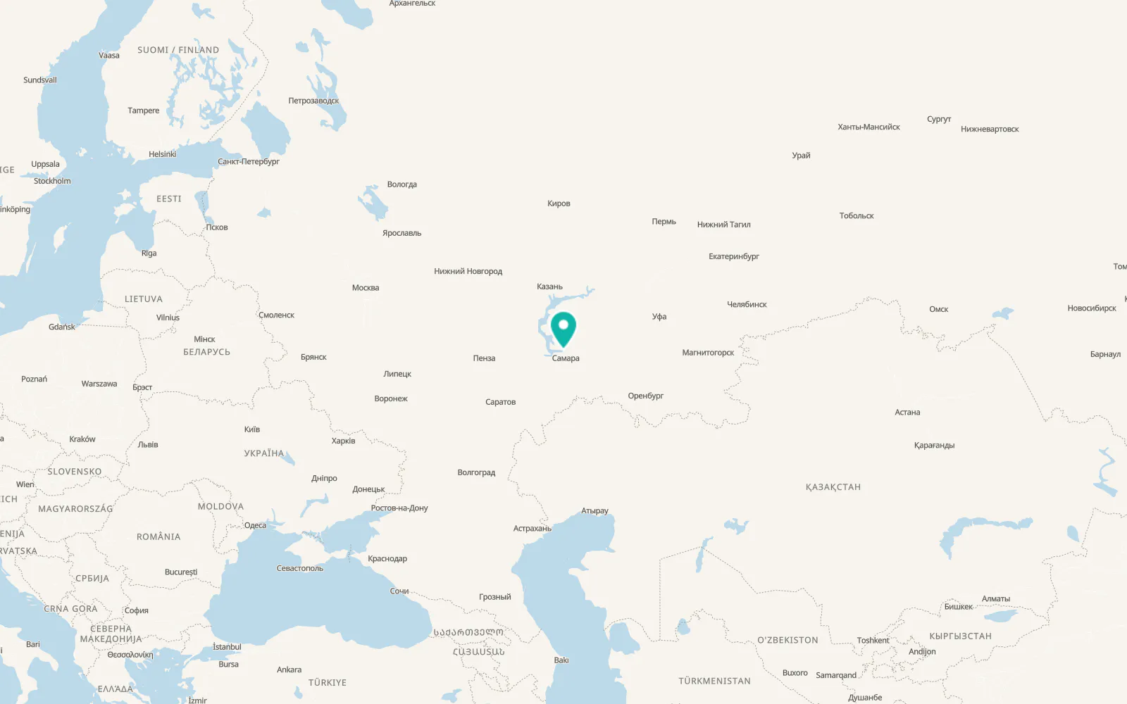 Map of Bogatyr’
