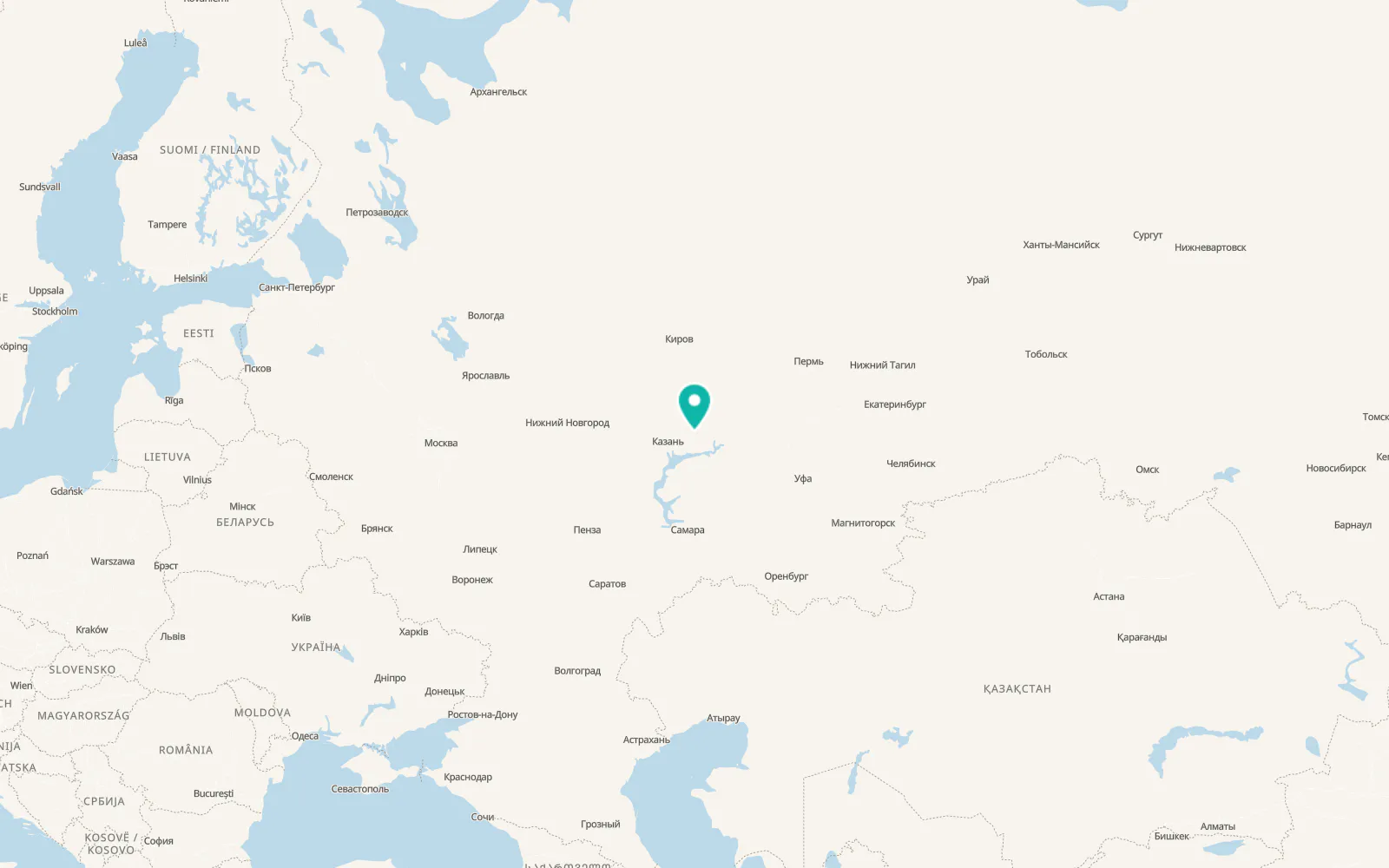 Map of Bogatyye Saby