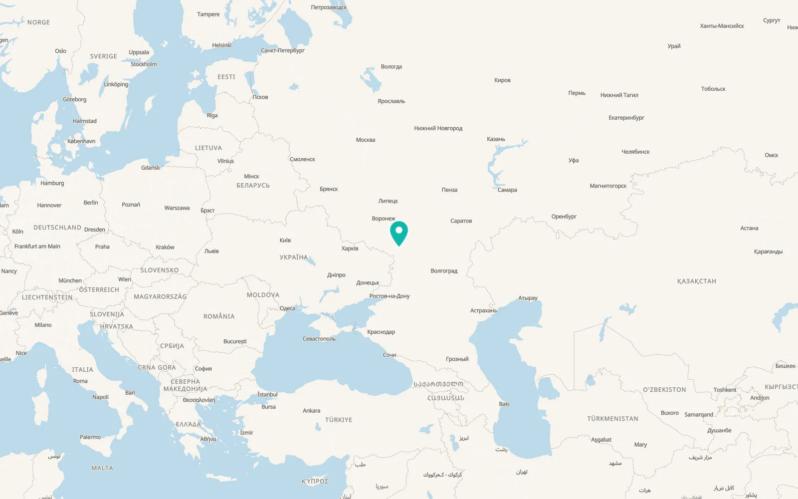 Map of Boguchar
