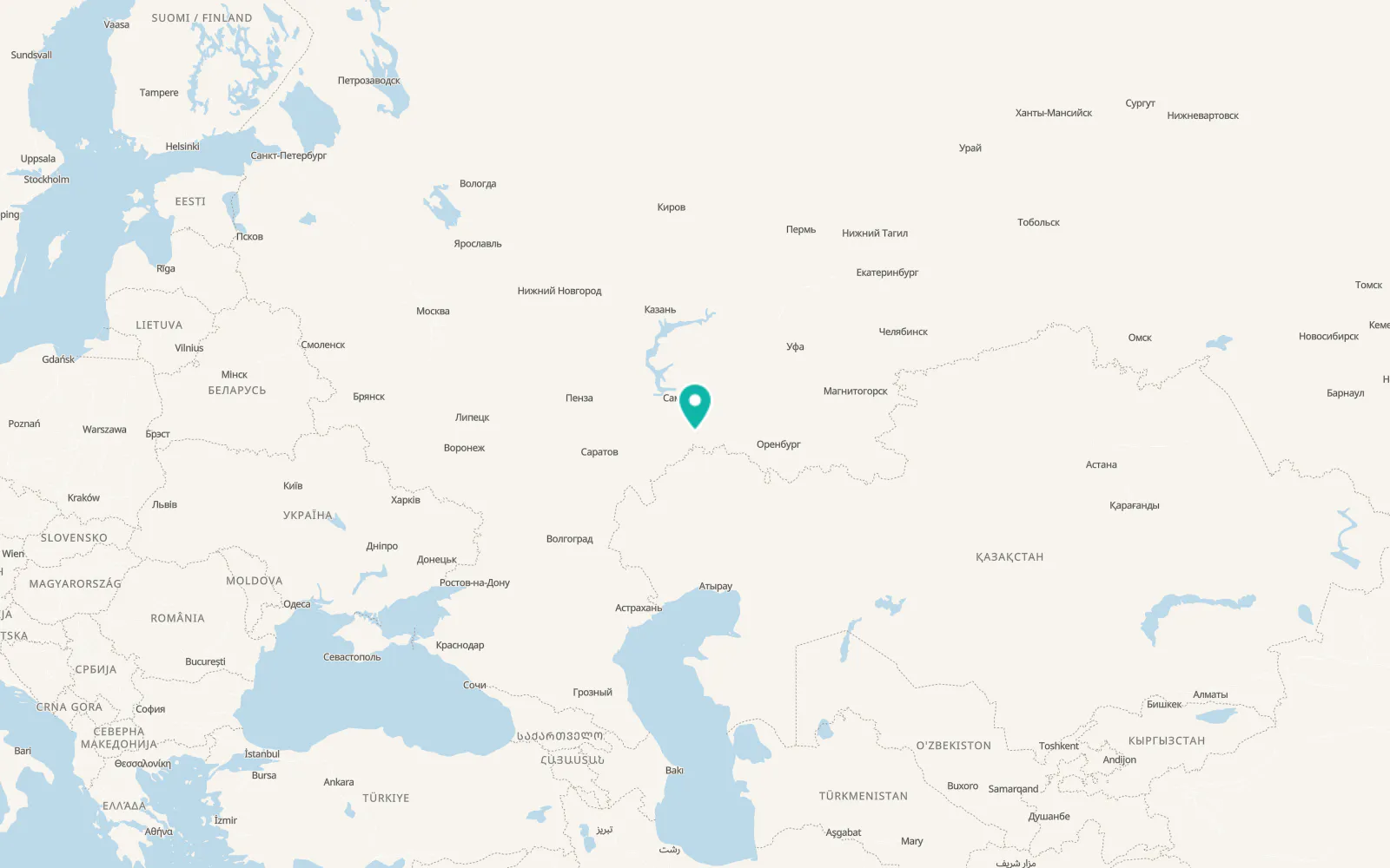 Map of Bol’shaya Chernigovka