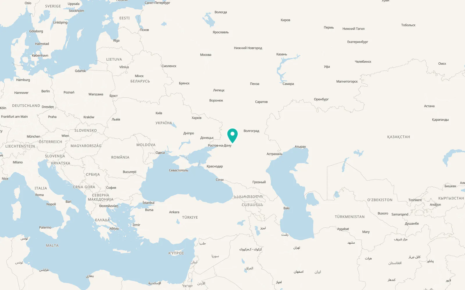Map of Bol’shaya Martynovka