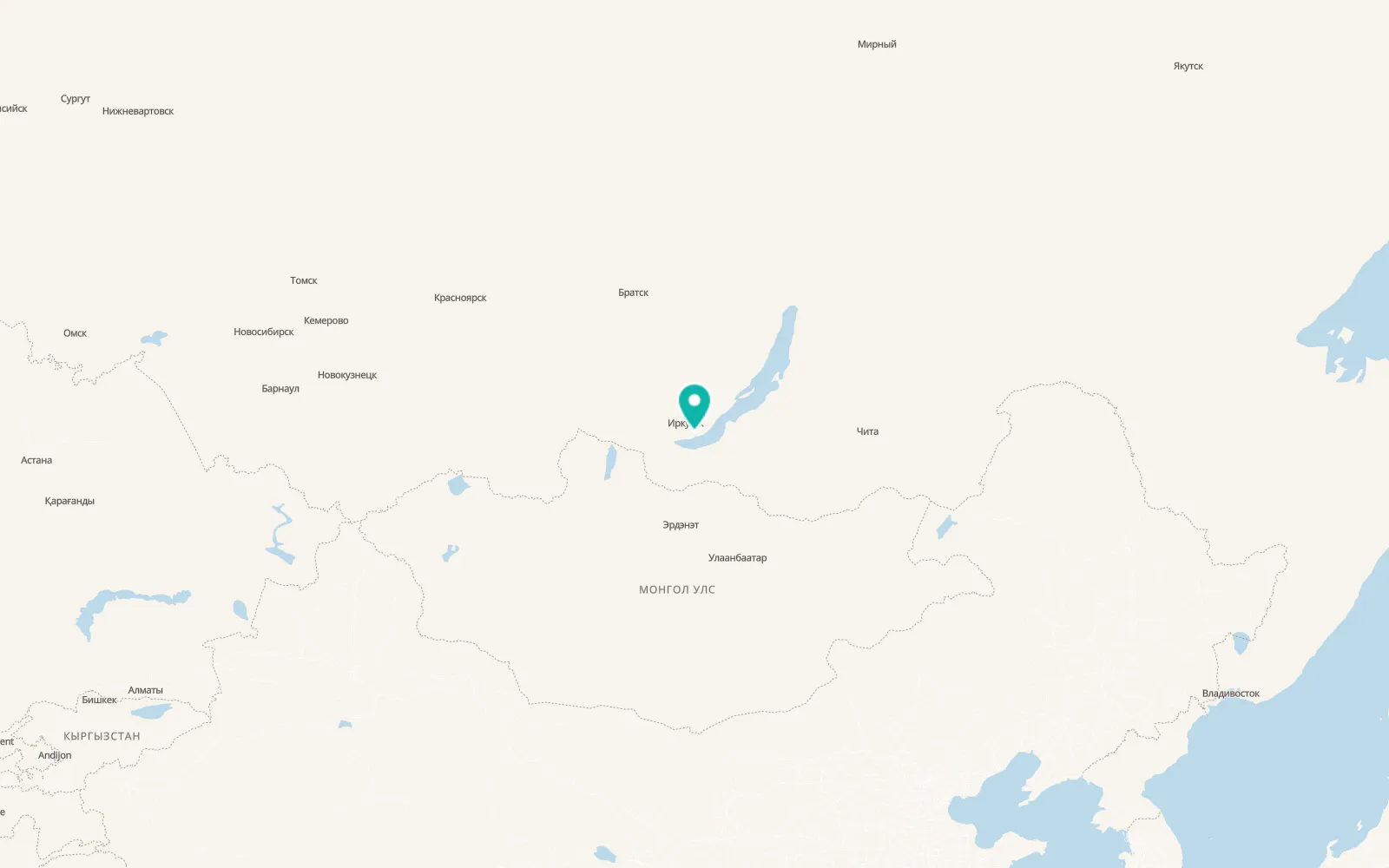 Map of Bol’shaya Rechka