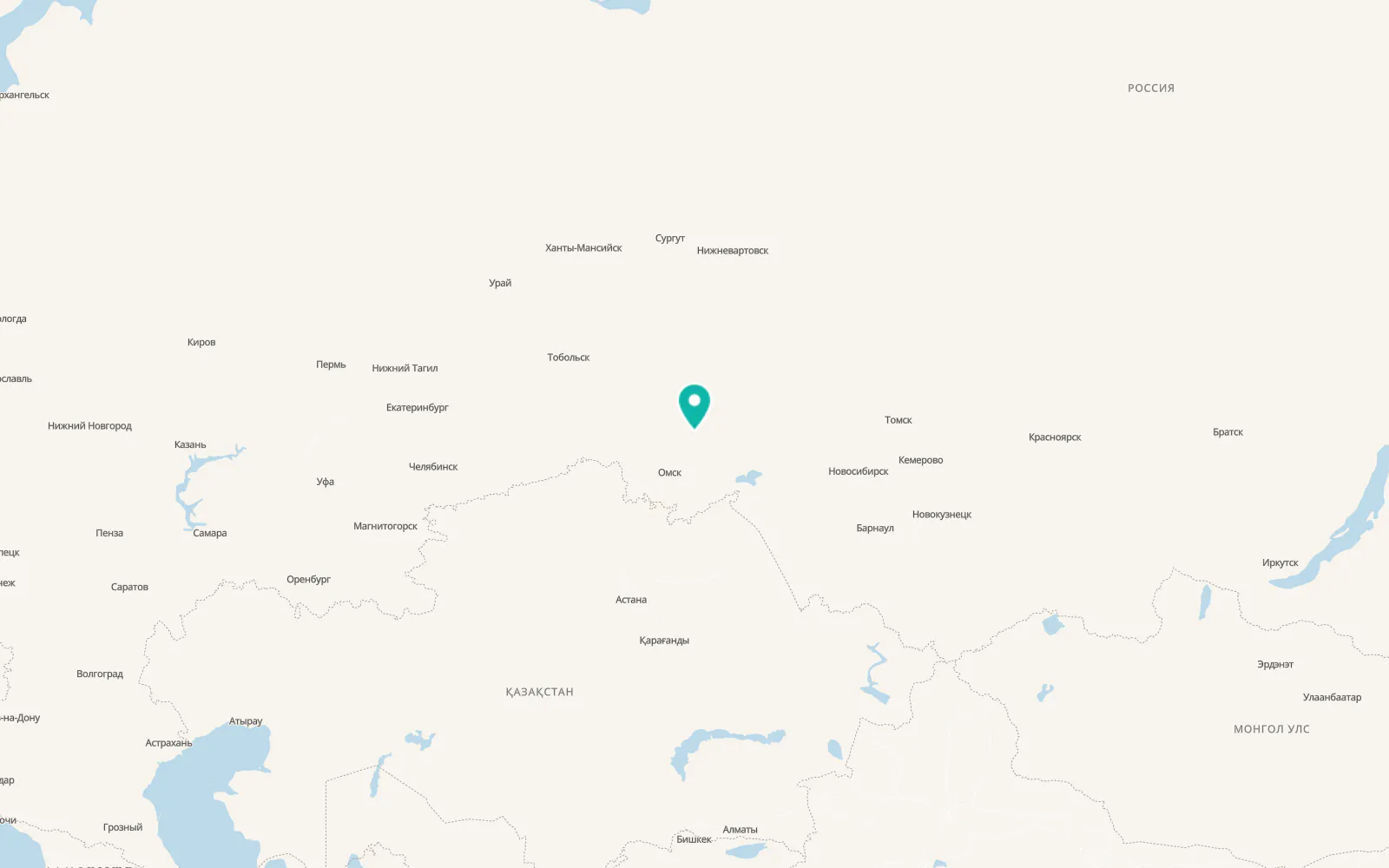 Map of Bol’sherech’ye