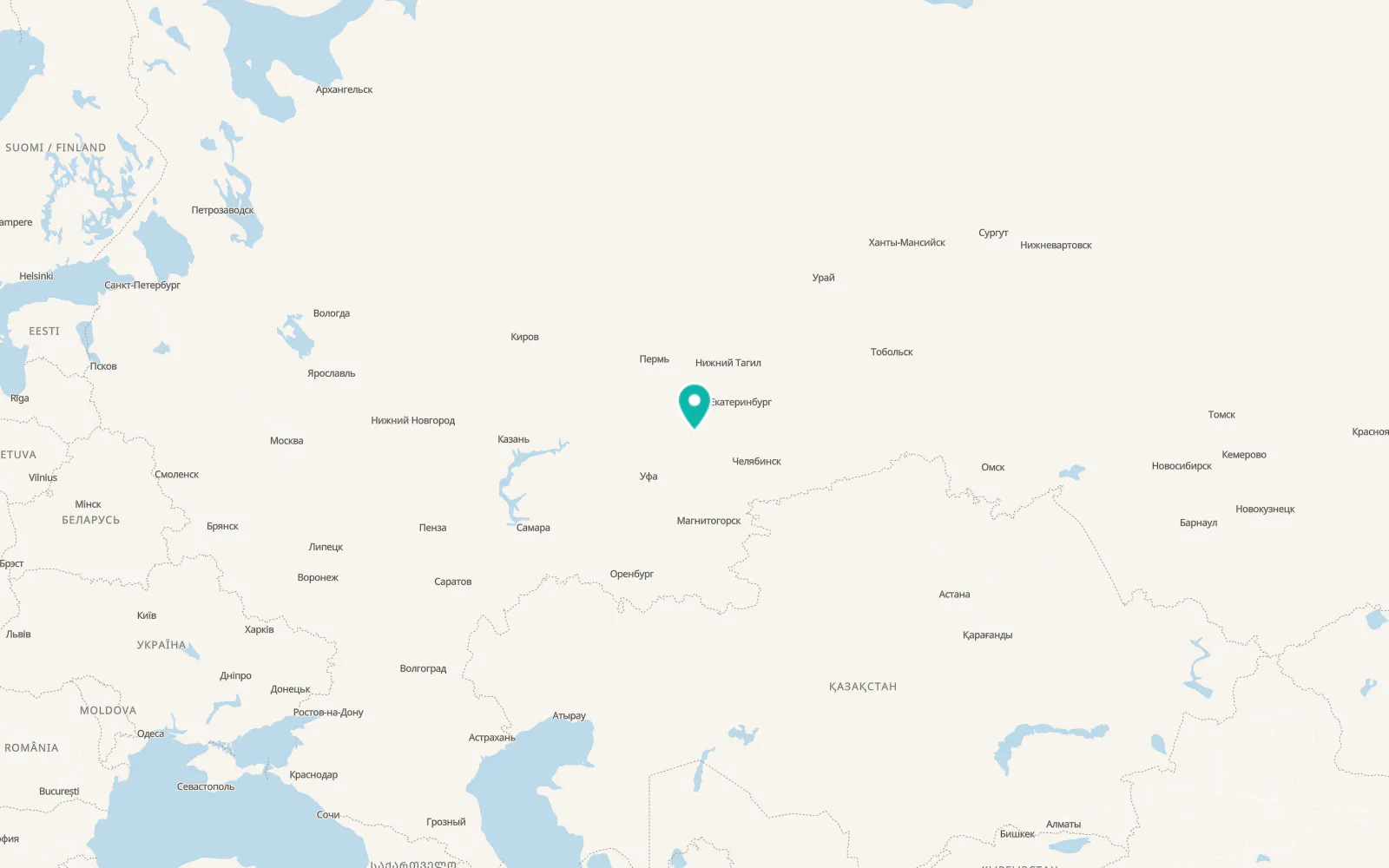 Map of Bol’sheust’ikinskoye