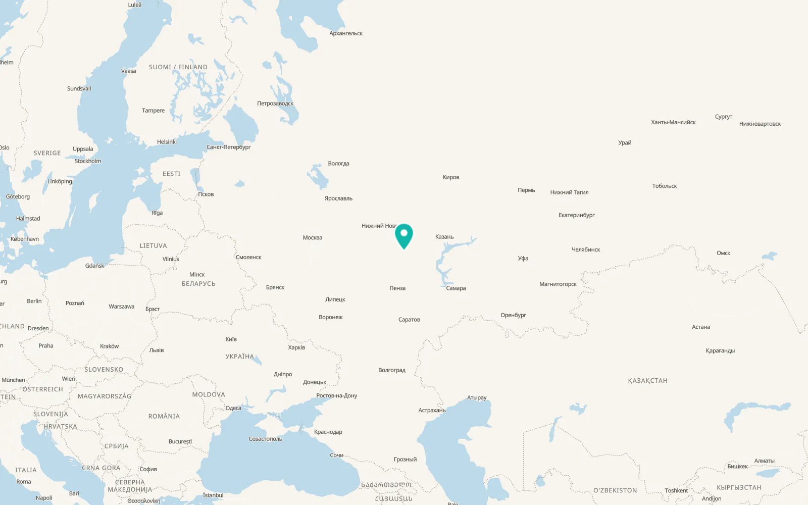 Map of Bol’shoye Ignatovo
