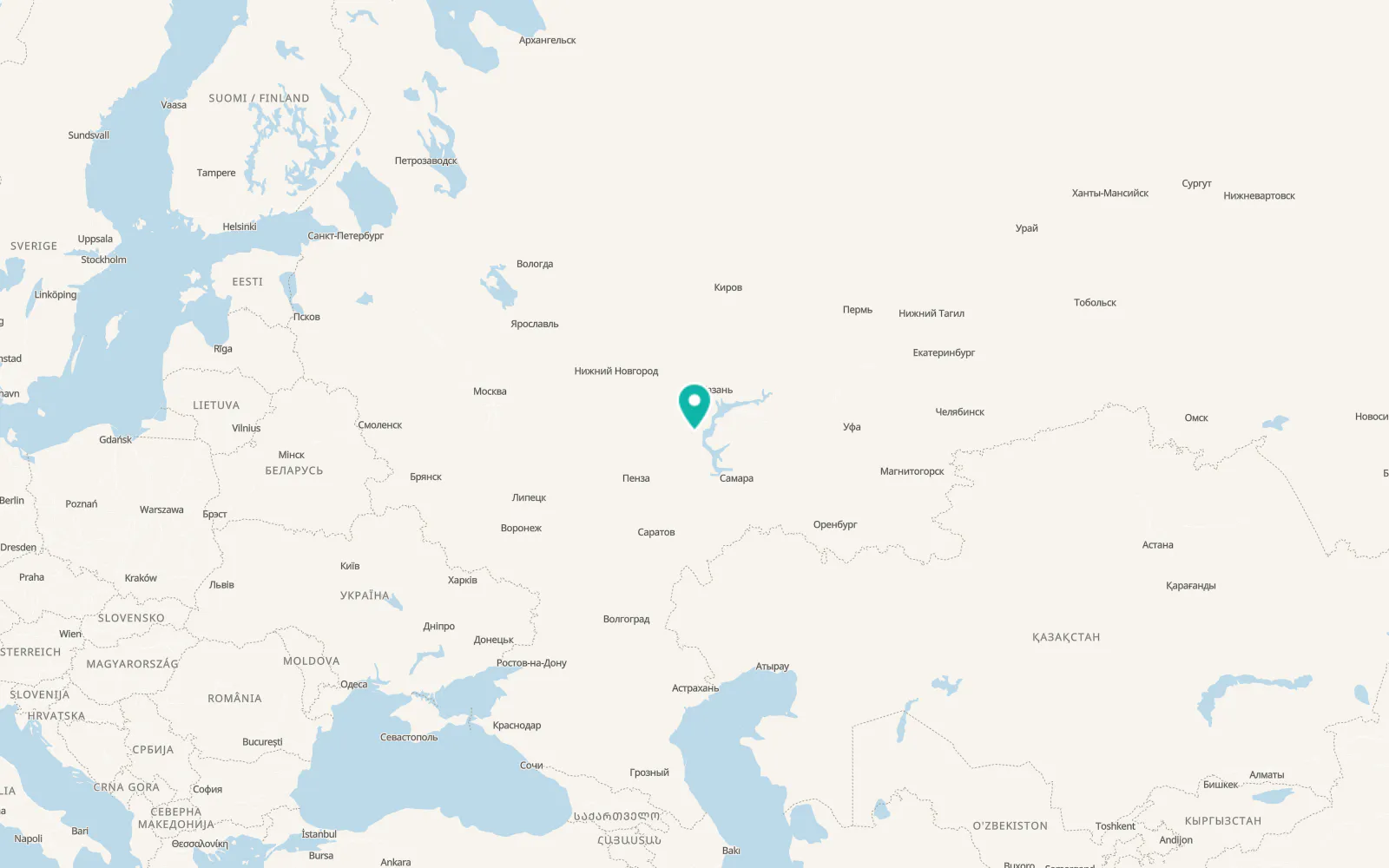 Map of Bol’shoye Nagatkino