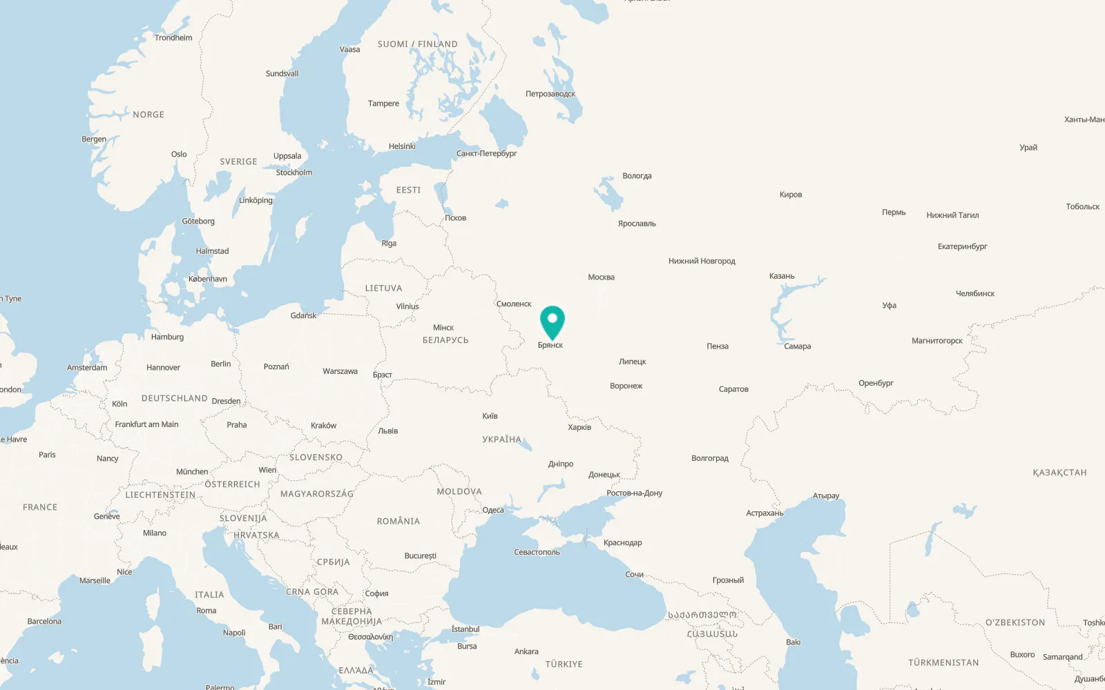 Map of Bol’shoye Polpino