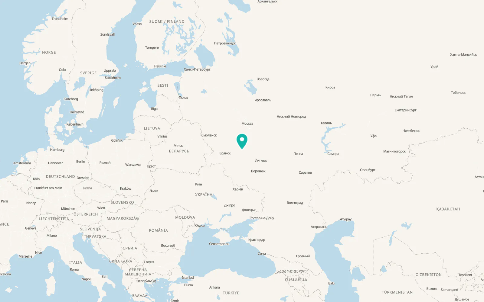 Map of Bol’shoye Skuratovo