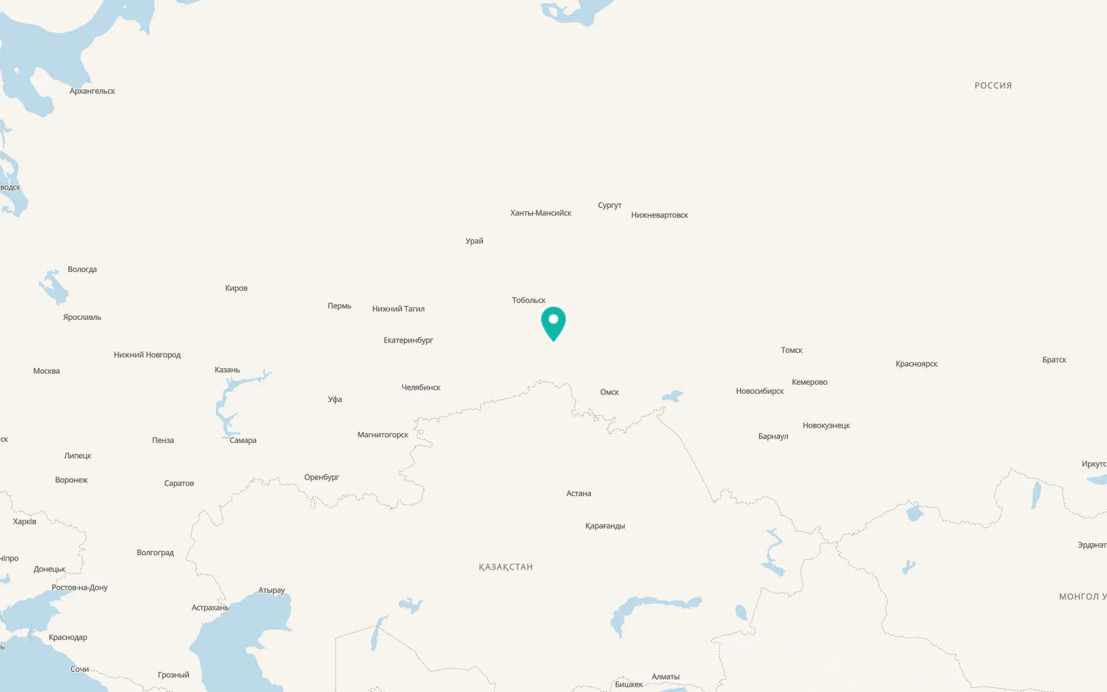 Map of Bol’shoye Sorokino