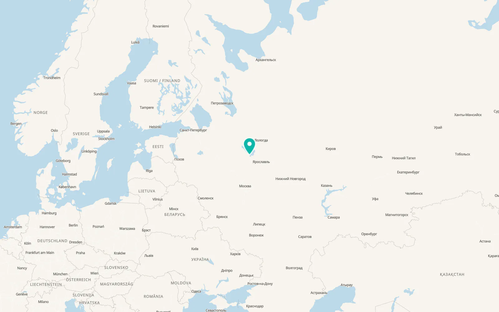Map of Borok
