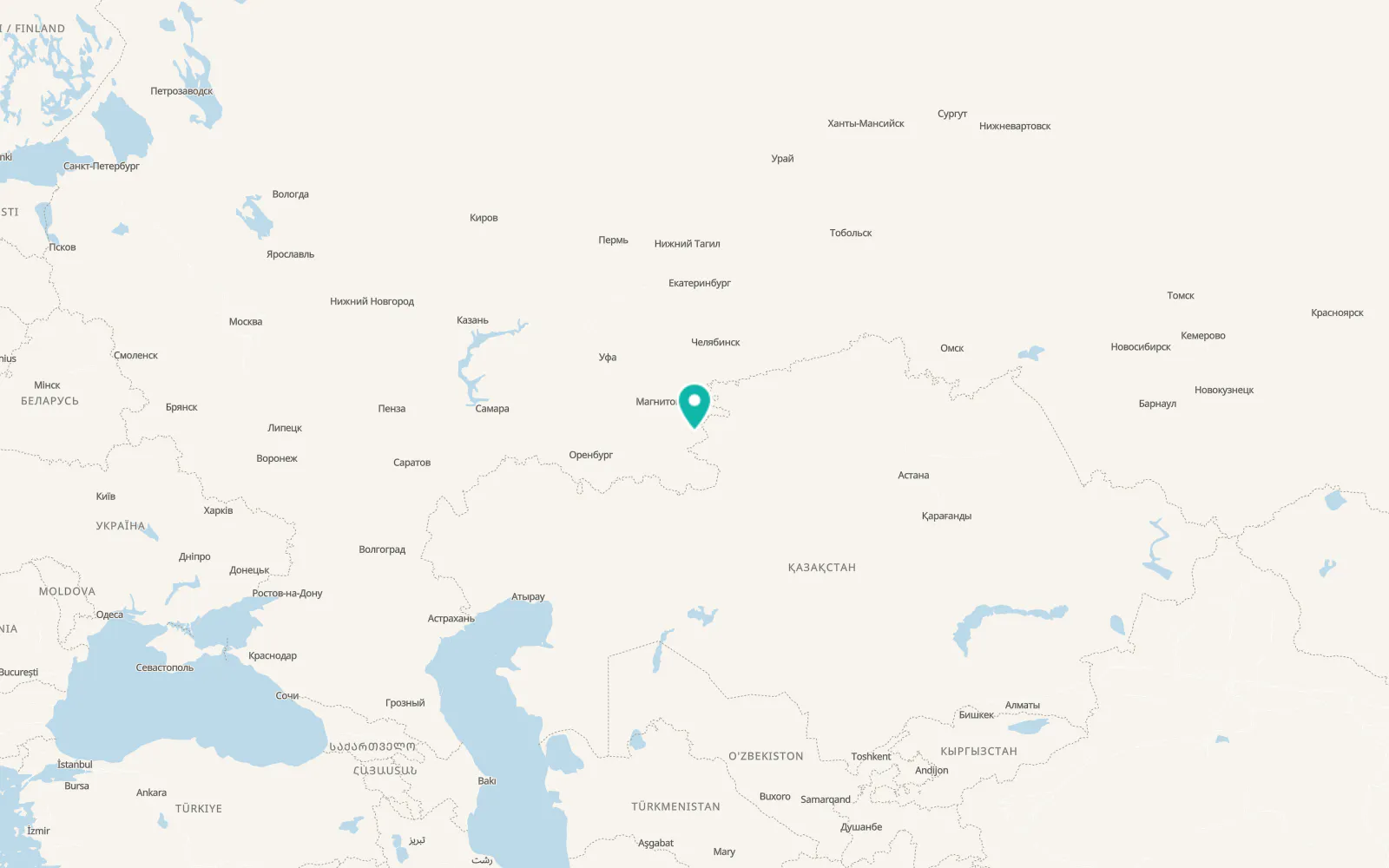 Map of Bredy