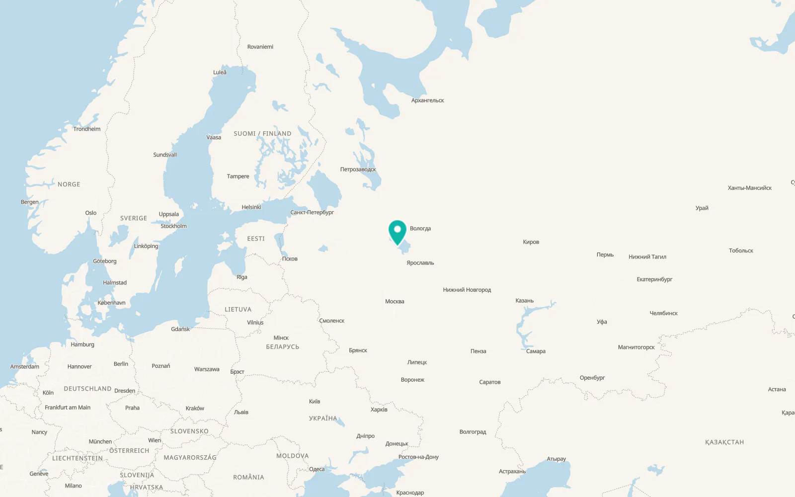 Map of Breytovo