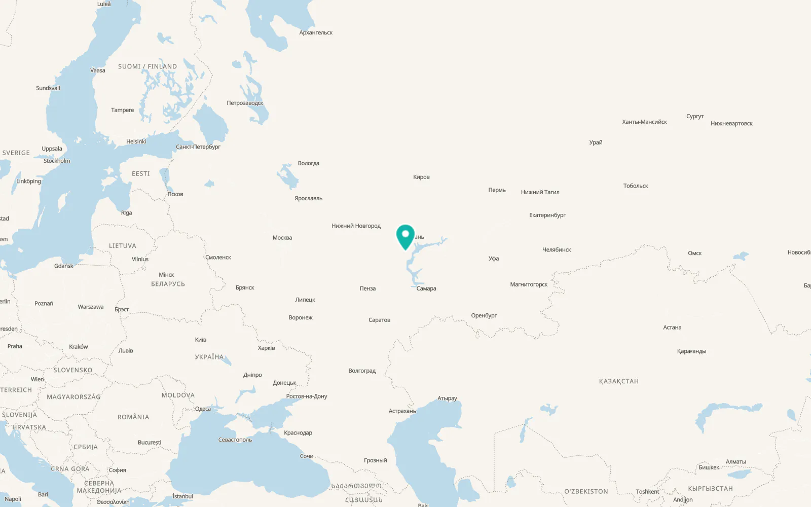 Map of Buinsk